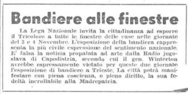 I fatti del '53 - Trieste e la Lega nazionale