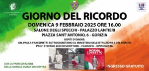 giorno del ricordo programma, gorizia