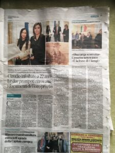 giornale, foibe, Norma Cossetto